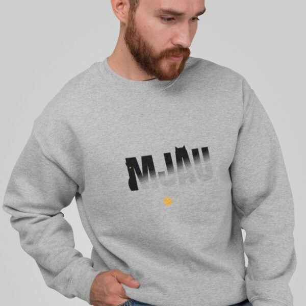 siva muška dukserica mjau