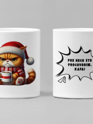 Novogodišnja šolja - Pre nego što progovorim. Kafa!