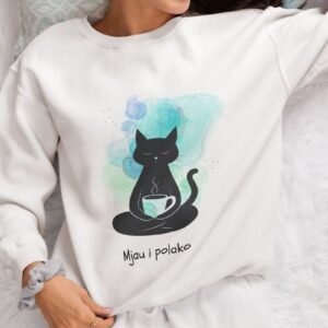 ženska dukserica mjau i polako