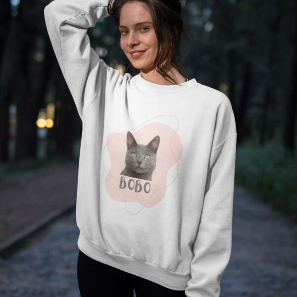 bela ženska personalizovana dukserica