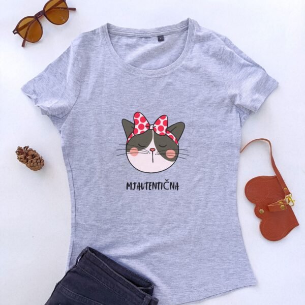 siva ženska majica mjautentična