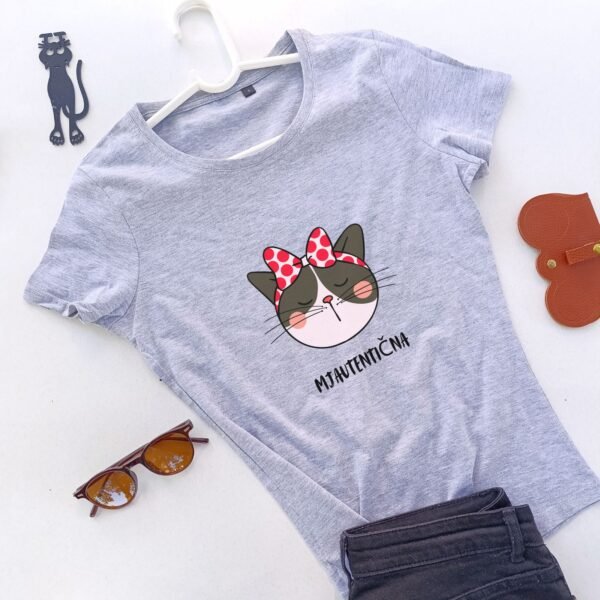 siva ženska majica mjautentična