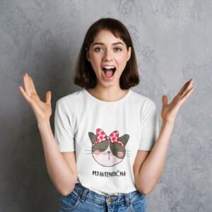 ženska majica mjautentična majica sa mačkom za ljubitelje mačaka