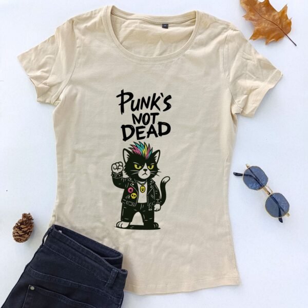 bež ženska majica mjau punk