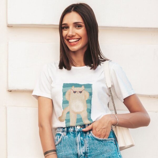 ženska majica Letnji Mjau