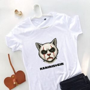 bela ženska majica rammstein