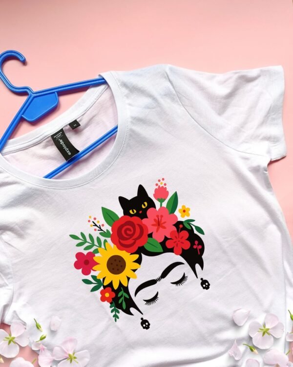 Majica Latice i šape - Irealan poklon za ljubitelje mačaka i umetnosti