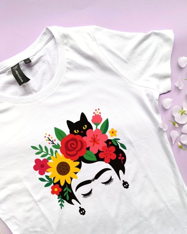 Majica Latice i šape - Irealan poklon za ljubitelje mačaka i umetnosti