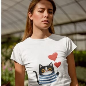 ženska majica srce u šapi