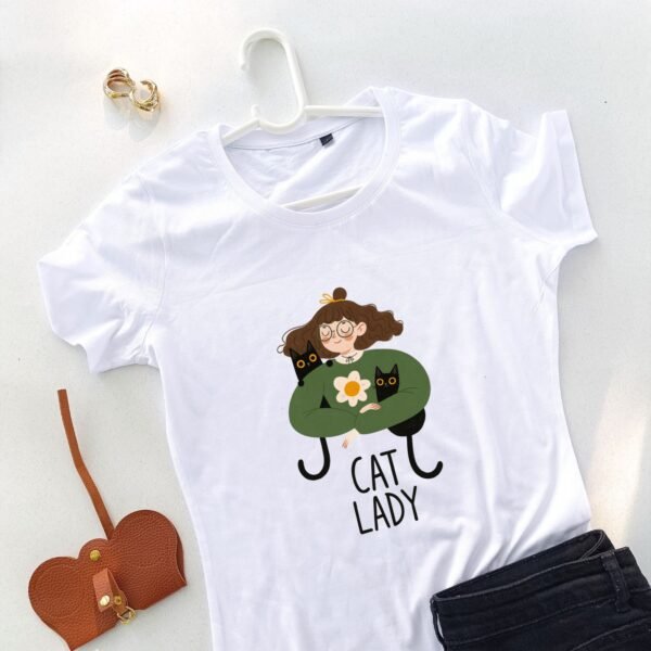 bela ženska majica šape mog života