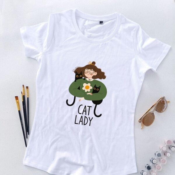 bela ženska majica šape mog života