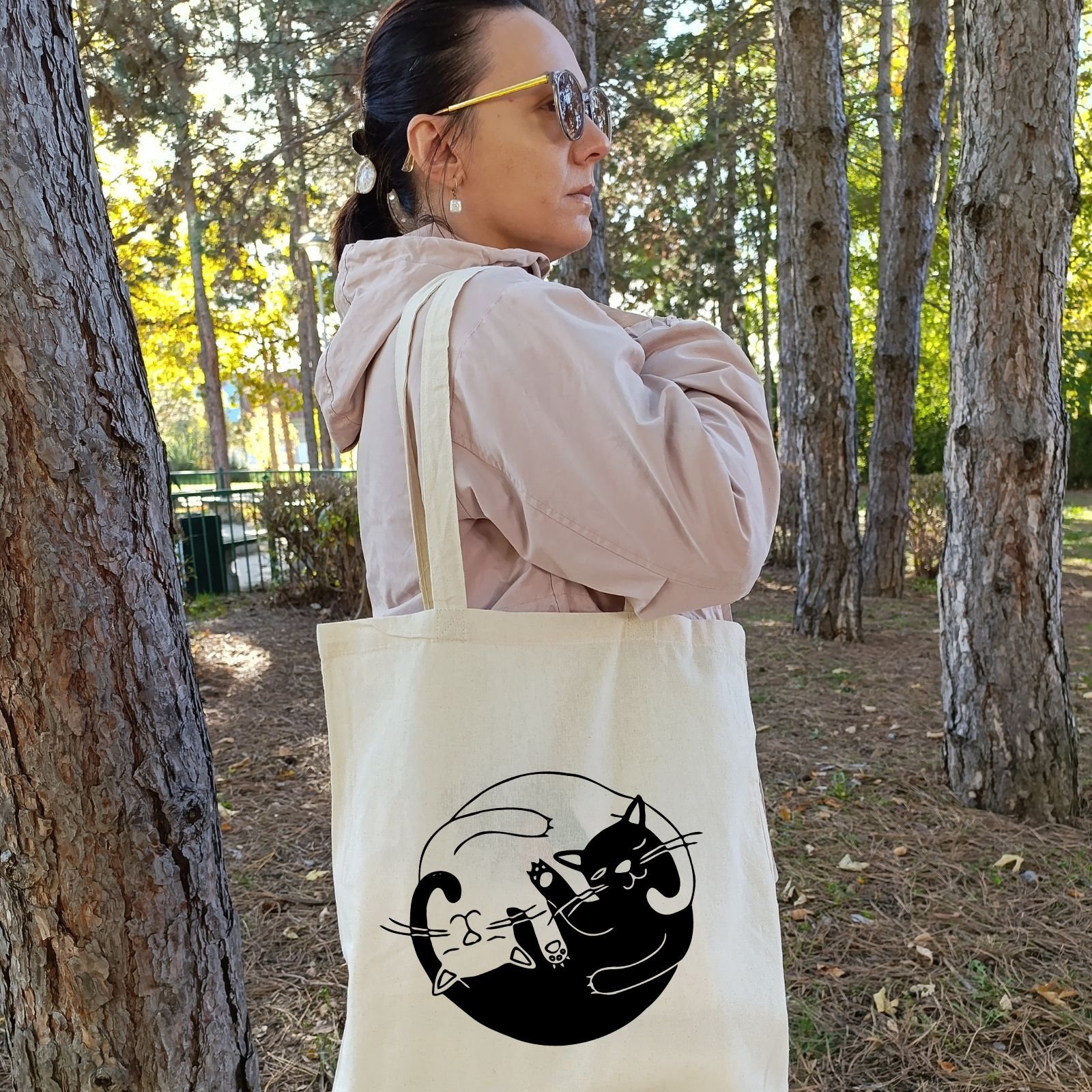 Ceger mjau zen - Poklon za umetnicu koja voli mačke - Image 2