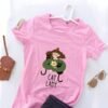 roze ženska majica šape mog života