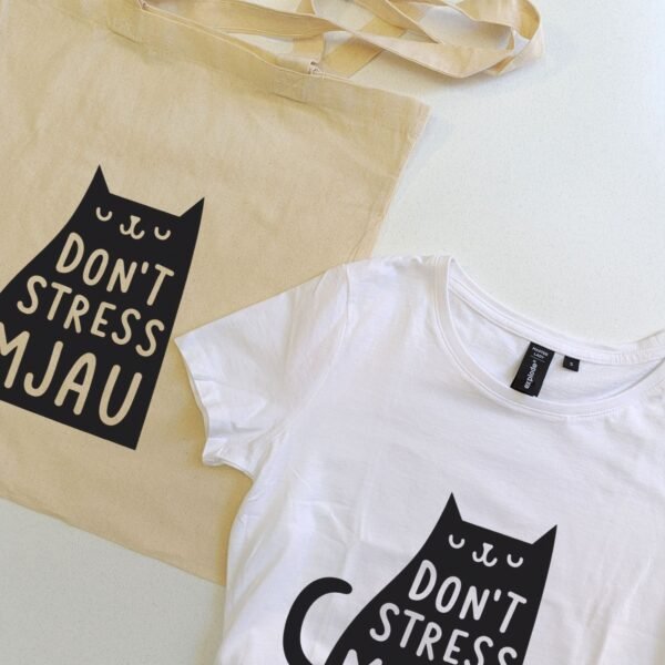 set majica i ceger dont sress mjau