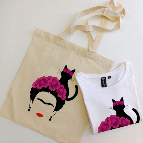 set majica i ceger Mačkolika Frida