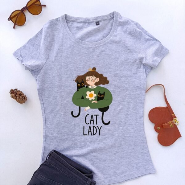 siva ženska majica šape mog života