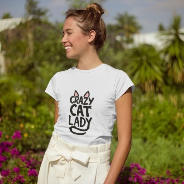 ženska majica crazy cat lady