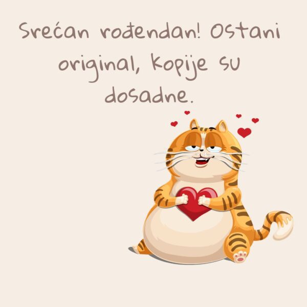 Magnet Srećan rođendan - Macketinashop