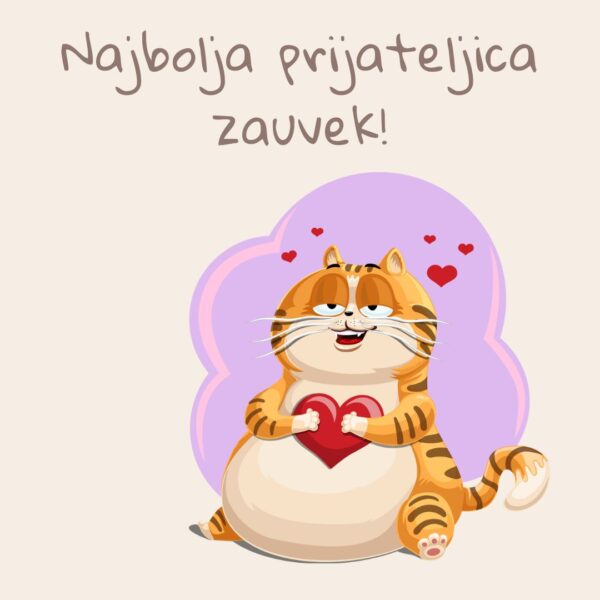 Magnet Najbolja prijateljica zauvek - Macketinashop