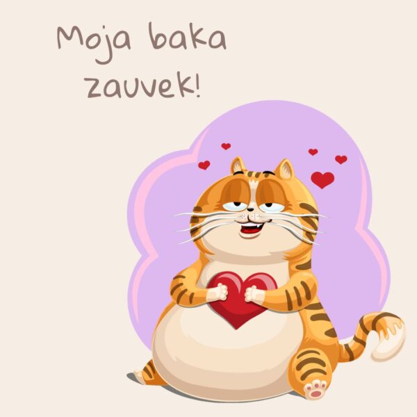 Magnet Moja baka zauvek - macketinashop