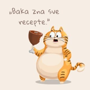 Magnet Baka zna sve recepte - macketinashop