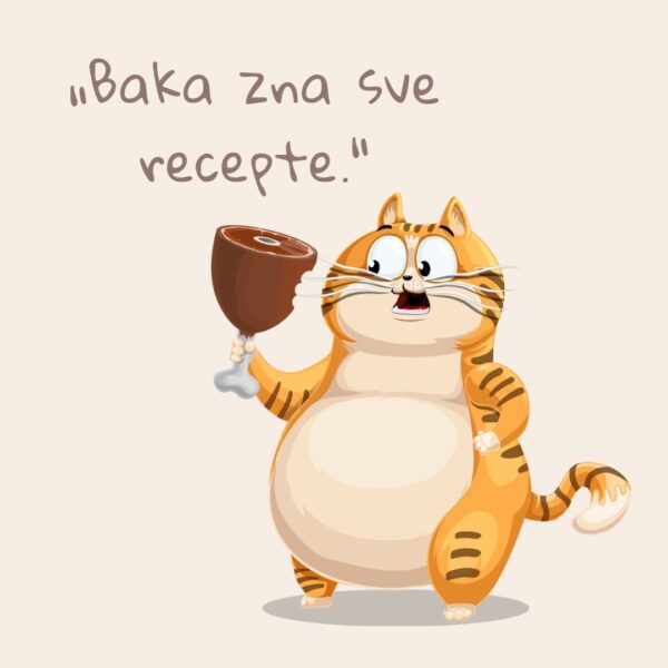 Magnet Baka zna sve recepte - macketinashop