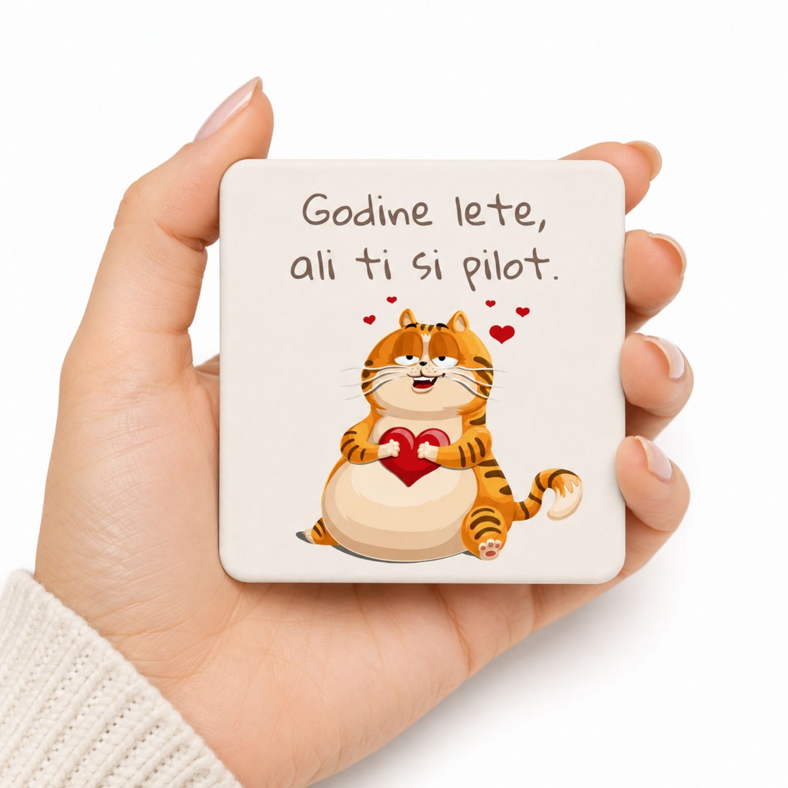 Magnet Godine lete ali ti si pilot – duhovit poklon za rođendan