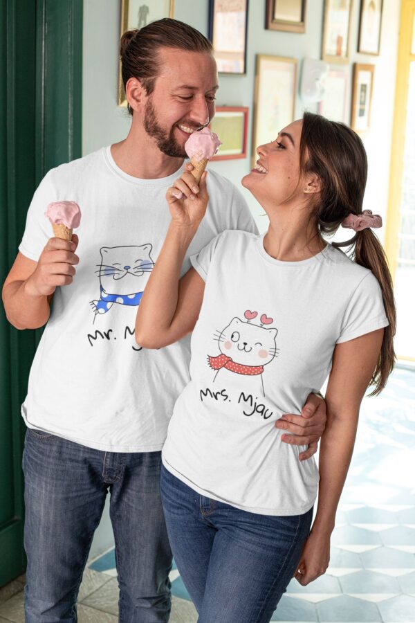 Majice Mr. Mjau i Mrs. Mjau - macketinashop