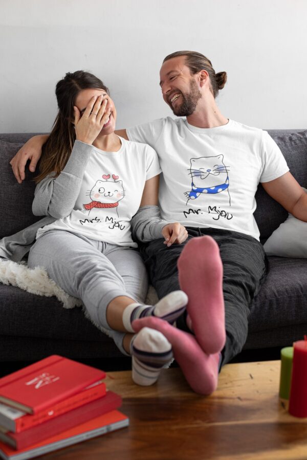 Majice Mr. Mjau i Mrs. Mjau - macketinashop