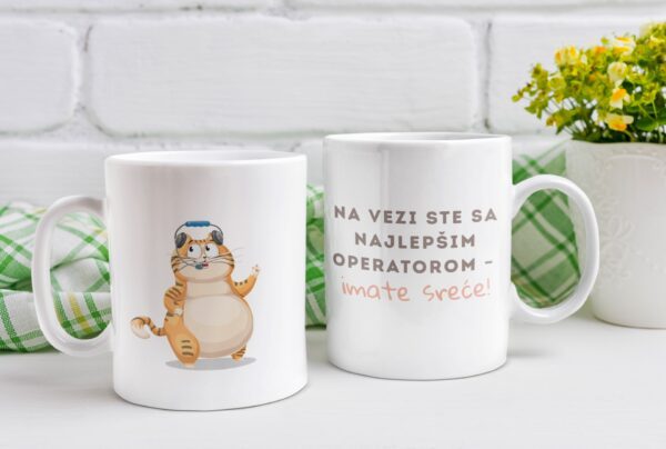 Šolja na vezi ste sa najlepšim operaterom - macketinashop