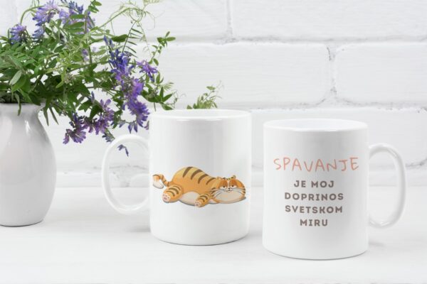 Šolja spavanje je moj doprinos svetskom miru - macketinashop