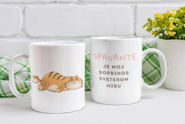 Šolja spavanje je moj doprinos svetskom miru - macketinashop