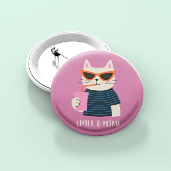 Bedž Chill & Mjau – savršen poklon za mačkoljupce