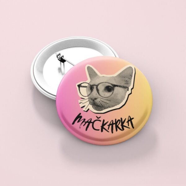 Bedž Mačkarka – Savršen poklon za sve koji vole mačke