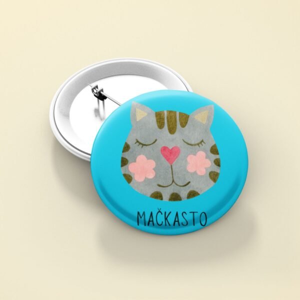 Bedž Mačkasto – Savršen poklon za ljude koji vole mačke