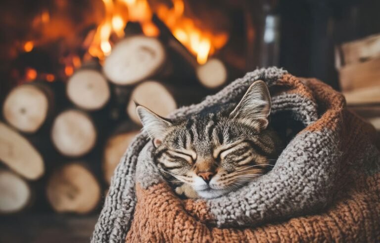 Mačka mirno spava u toplom domu – gde mačka leži tu gazda beži je narodno verovanje