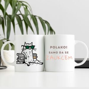 Šolja samo da se zaukćem – Smešna šolja sa mačkom i jedinstvenim Mačketina dizajnom