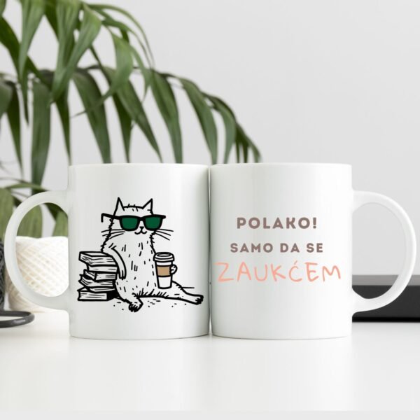 Šolja samo da se zaukćem – Smešna šolja sa mačkom i jedinstvenim Mačketina dizajnom